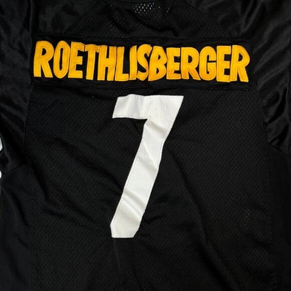Reebok Pittsburgh Steelers Ben Roethlisberger #7 NFL Football Jersey Size 48 - Picture 6 of 6